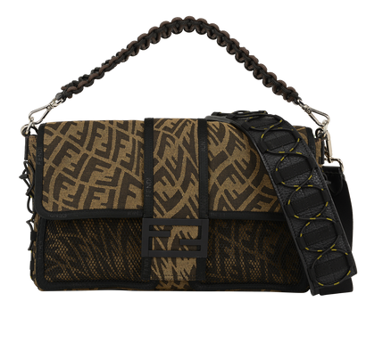 Zucca Vertigo Large Baguette Bag, front view